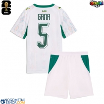 Otroški Nogometni dresi Senegal Idrissa Gueye #5 Domači SP 2026 Kratek Rokav (+ Kratke hlače)